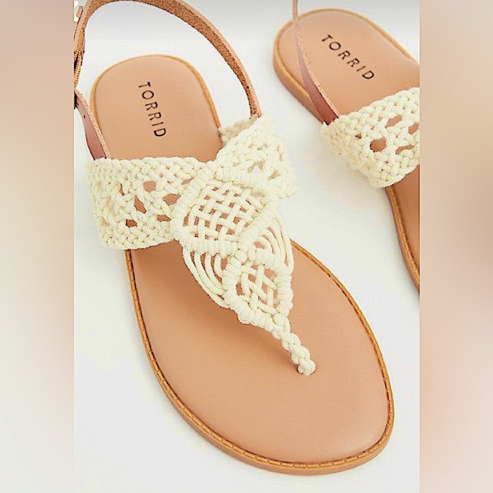 Torrid Crochet Sandals